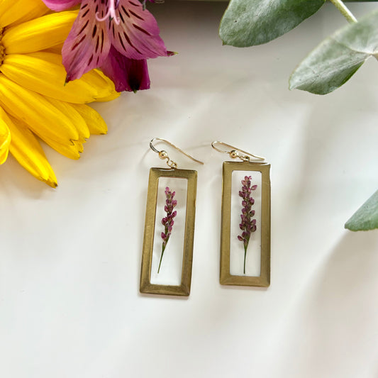 Pink Water Pepper Earrings