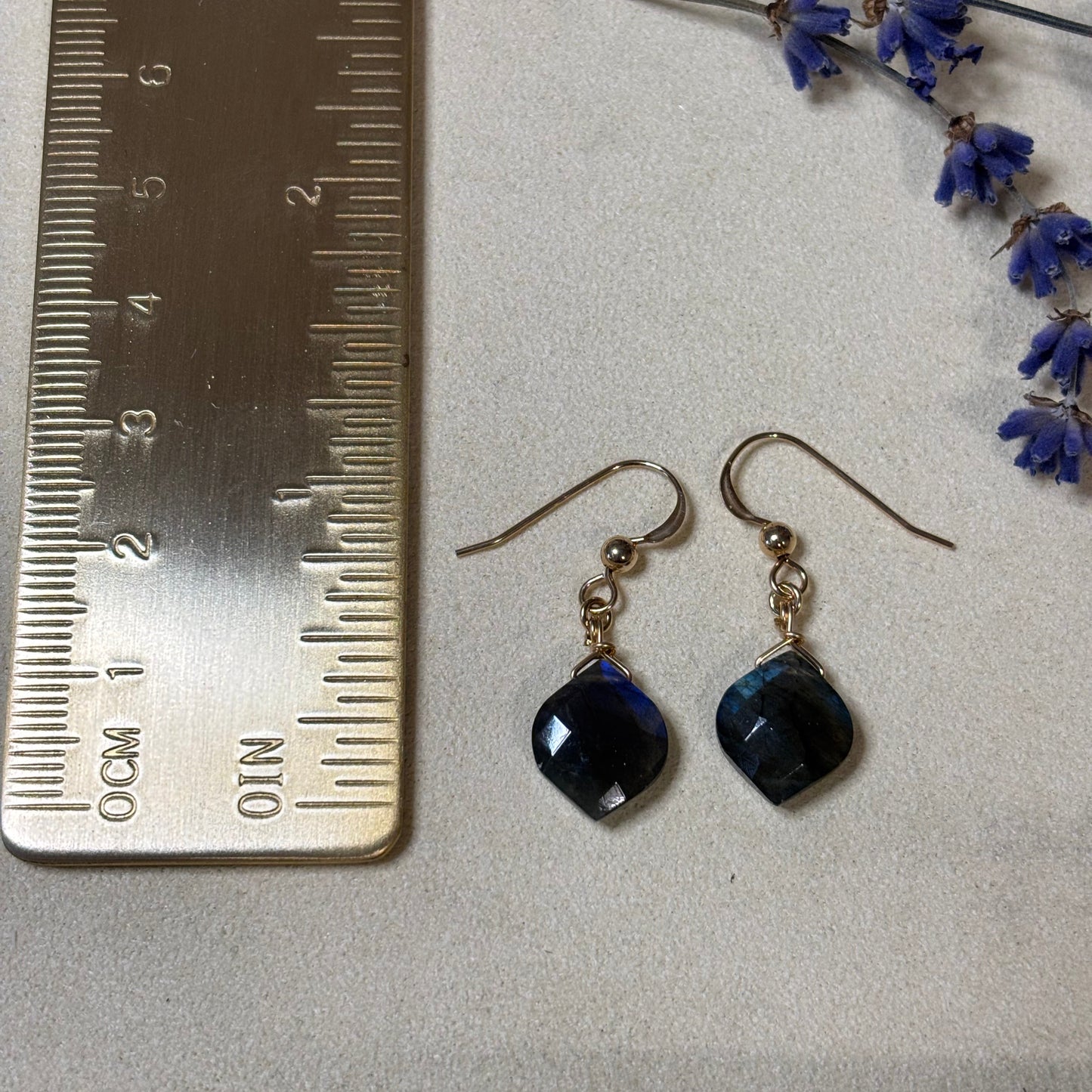 Labradorite Earrings