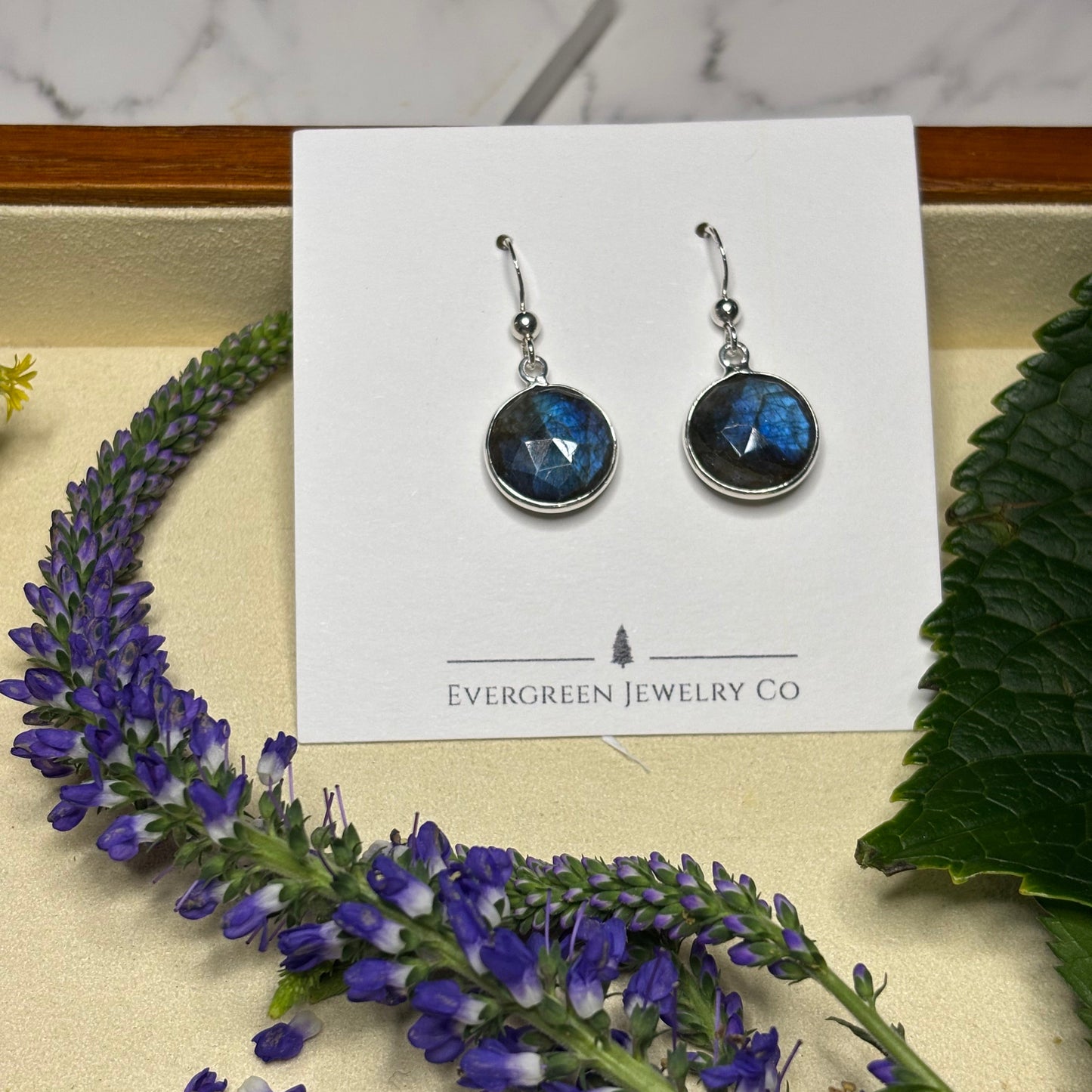 Labradorite Earrings