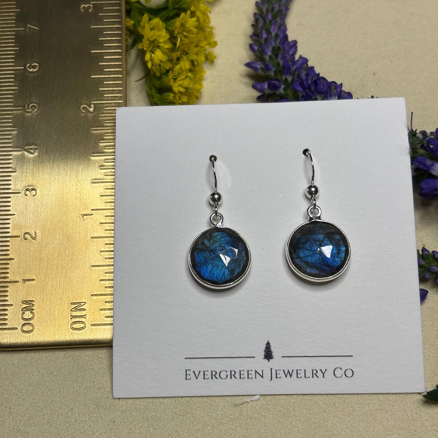 Labradorite Earrings