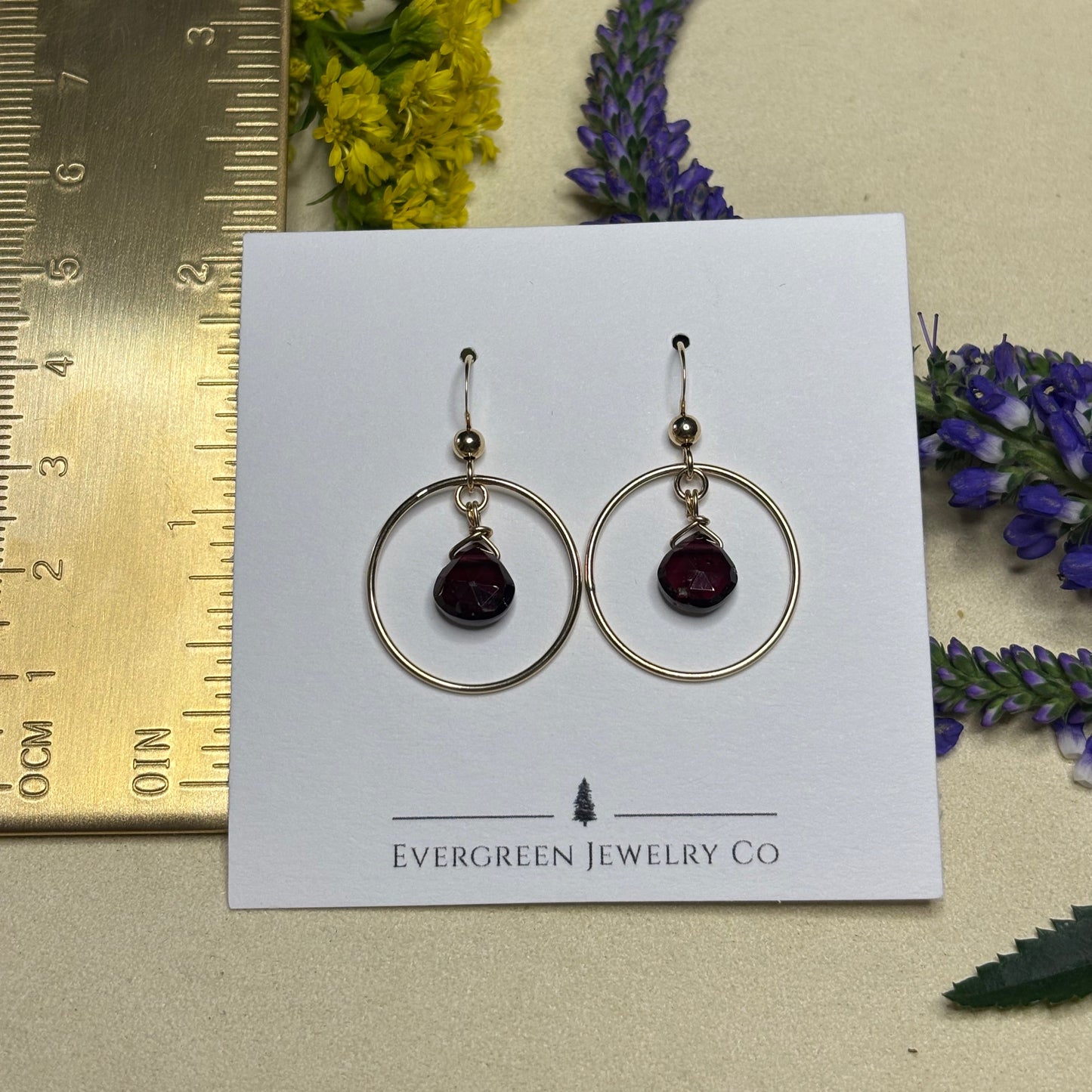 Garnet Earrings