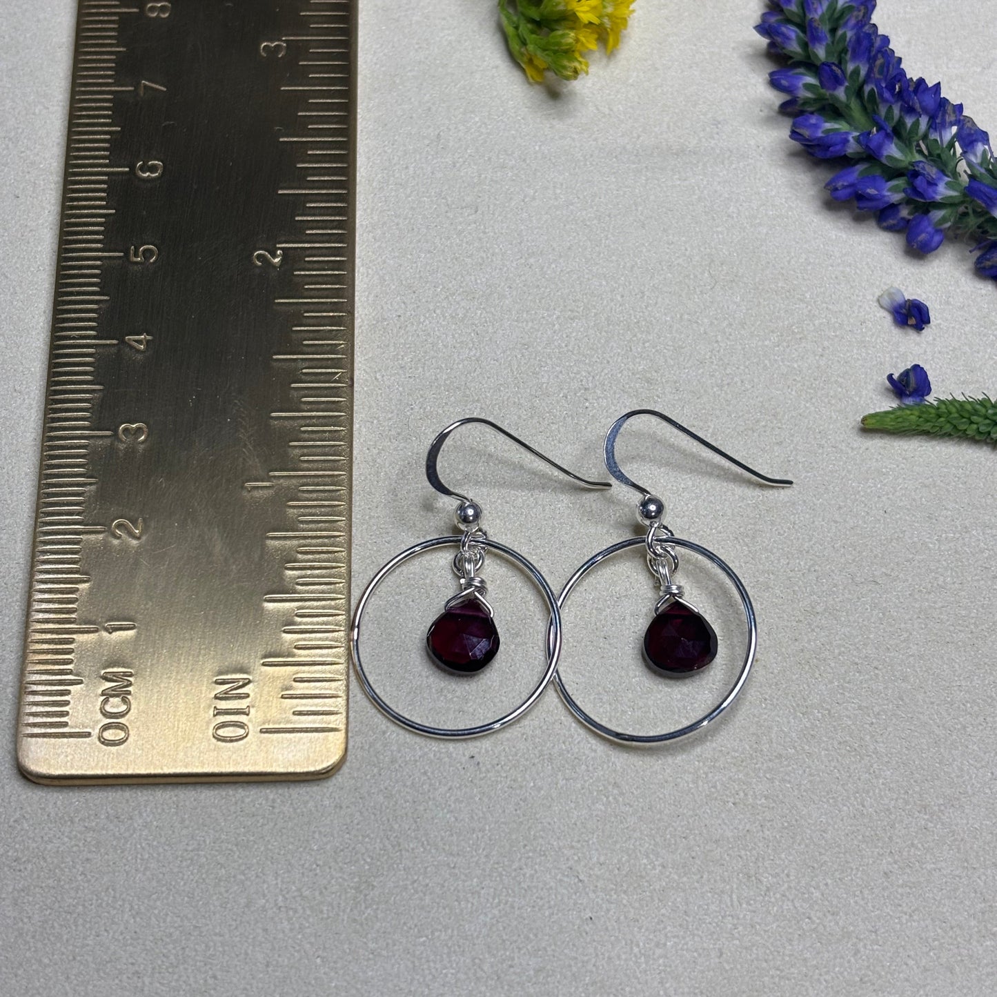 Garnet Earrings