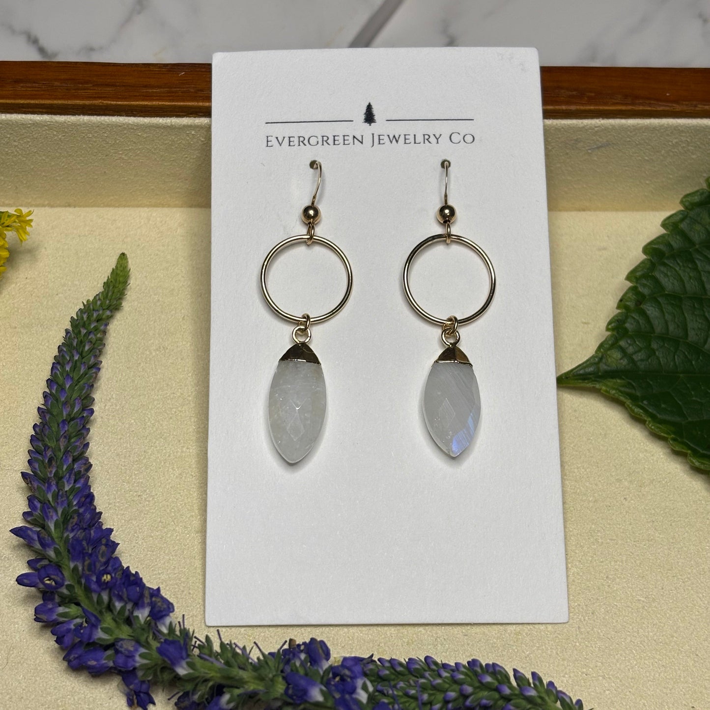 Moonstone Earrings