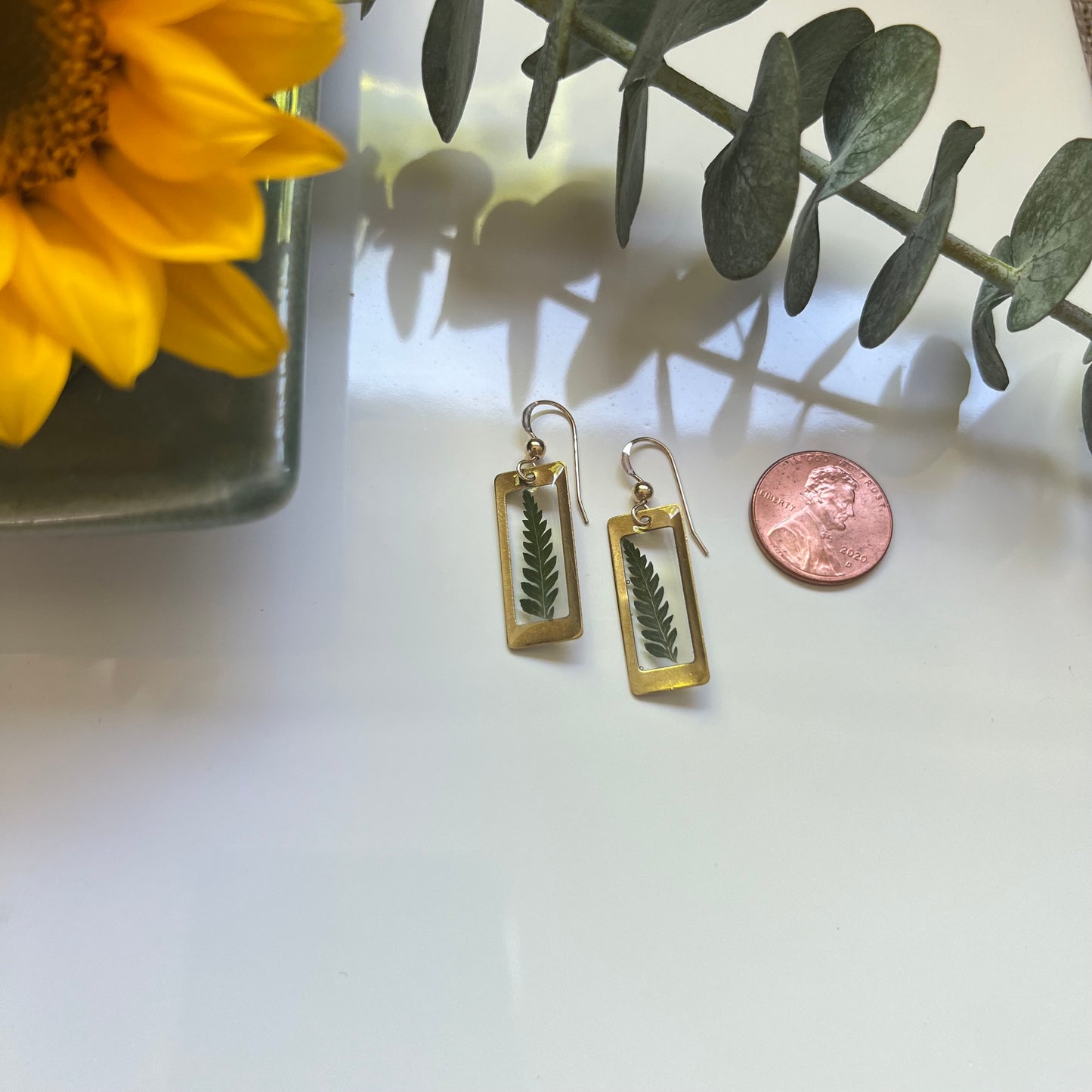 Small Fern Earrings