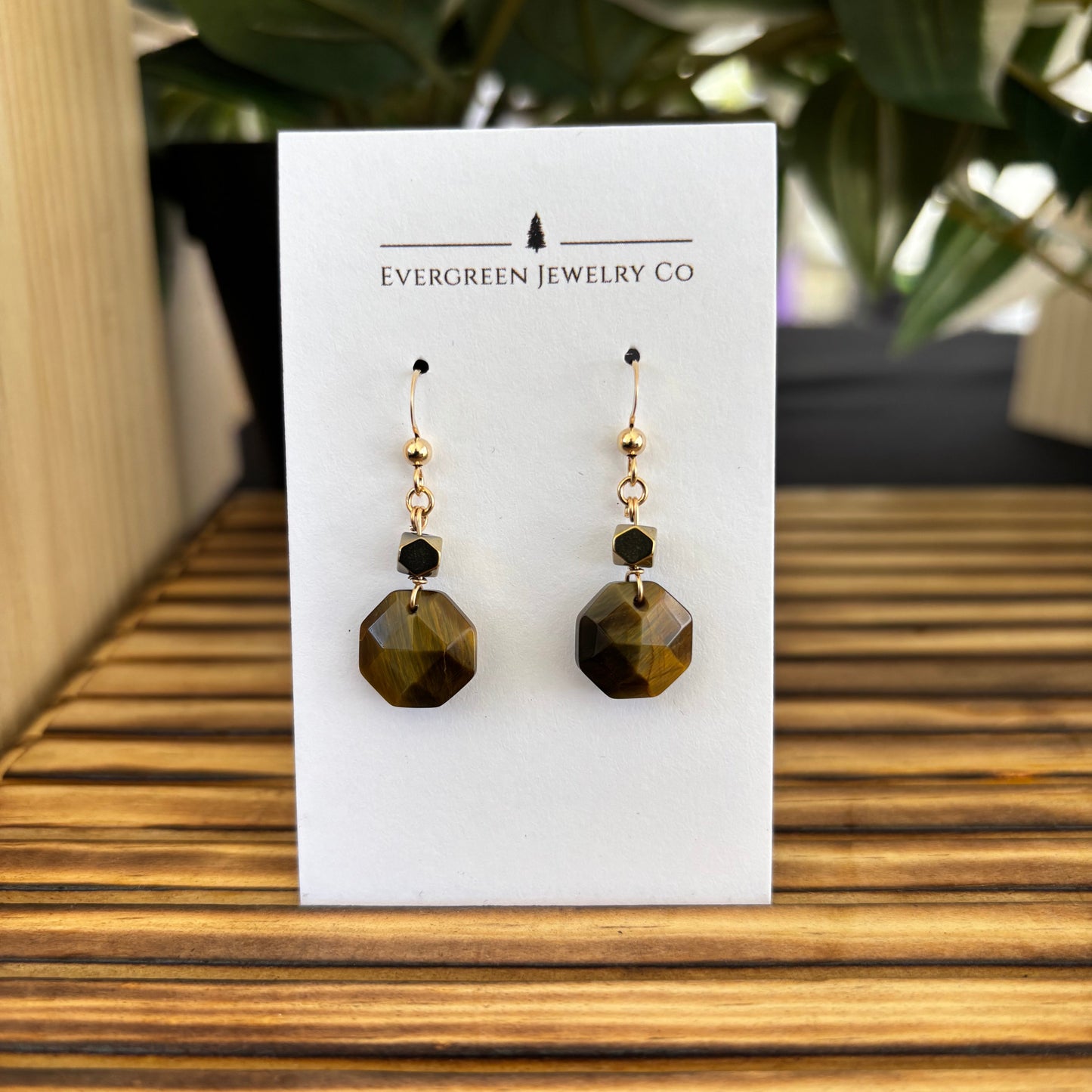 Tiger's Eye Earrings
