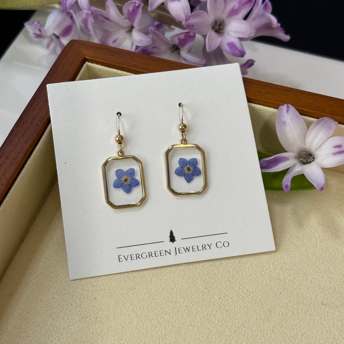 Forget-Me-Not Earrings