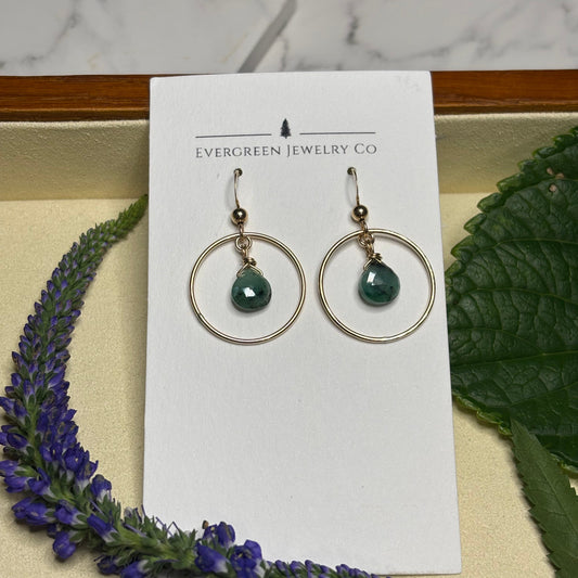 Emerald Earrings