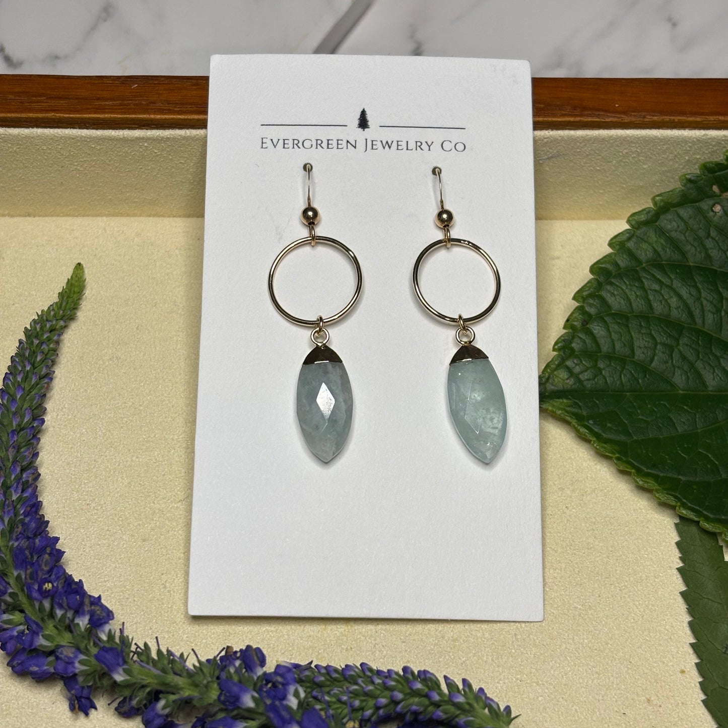 Aquamarine Earrings