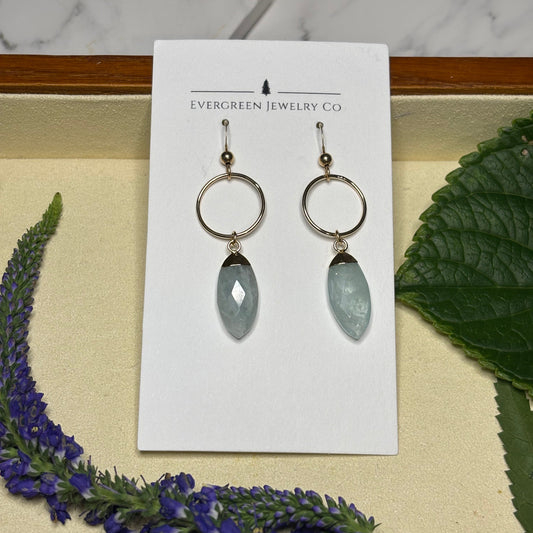 Aquamarine Earrings