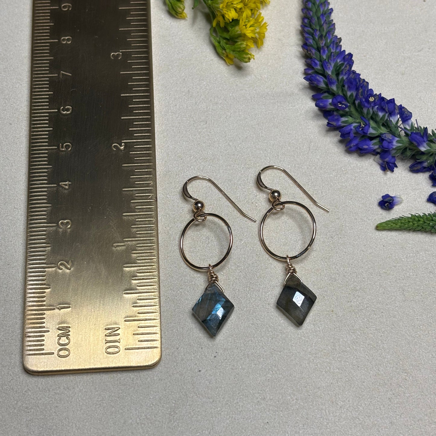 Labradorite Earrings