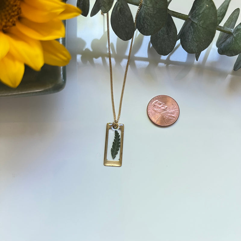 Small Fern Necklace