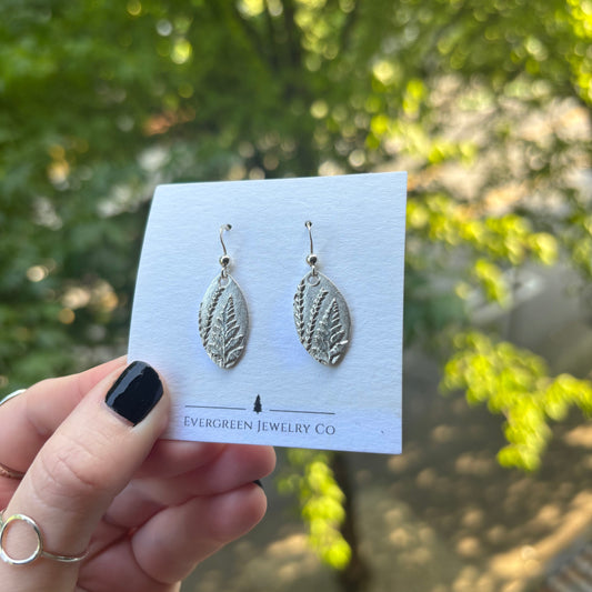 Oval Forest Earrings Earrings