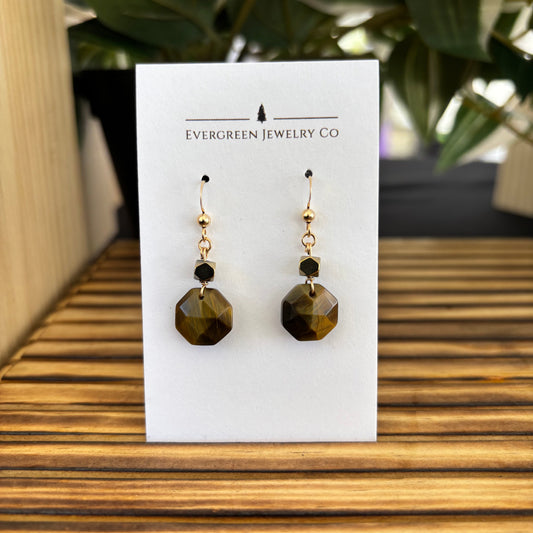 Tiger's Eye Earrings